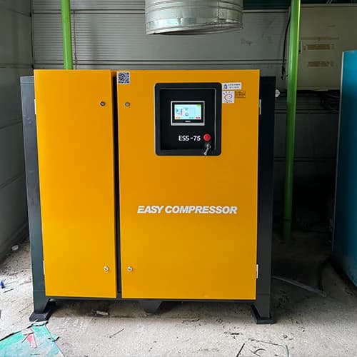 충청남도 아산시 가공 현장의 75HP 콤프레셔